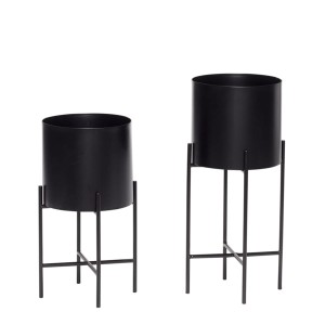 Zestaw donic na nóżkach czarny - Hübsch
