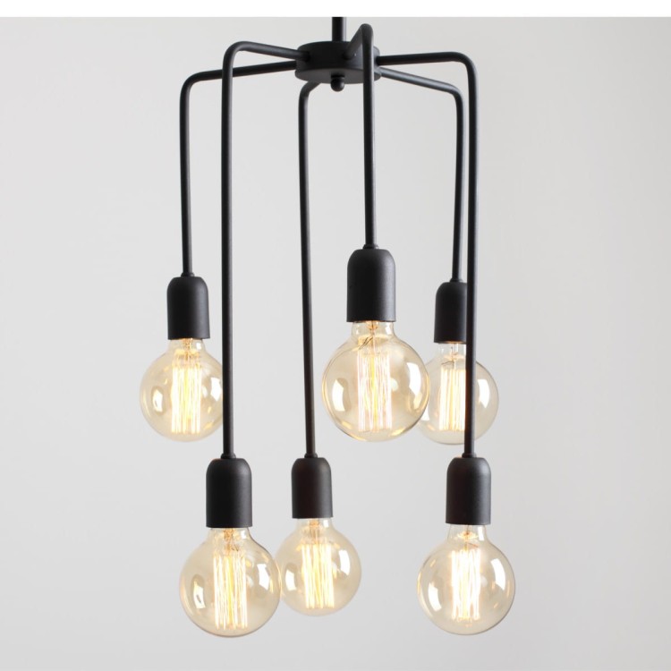 Lampa sufitowa VANWERK TALL - czarny