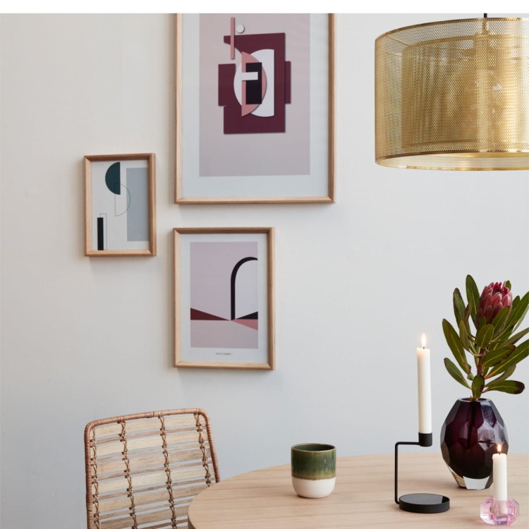 Lampa wisząca GRID mosiężna - Hübsch