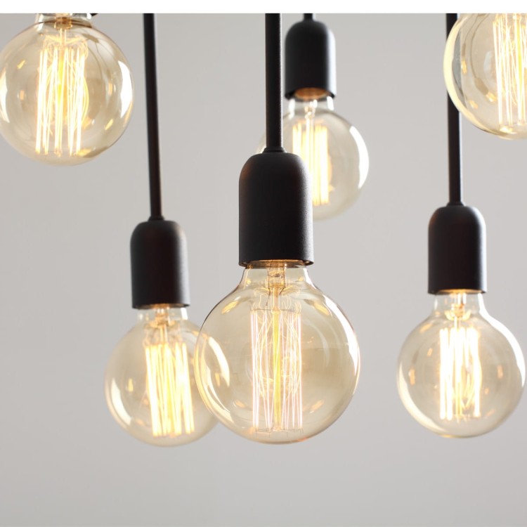 Lampa sufitowa VANWERK TALL - czarny