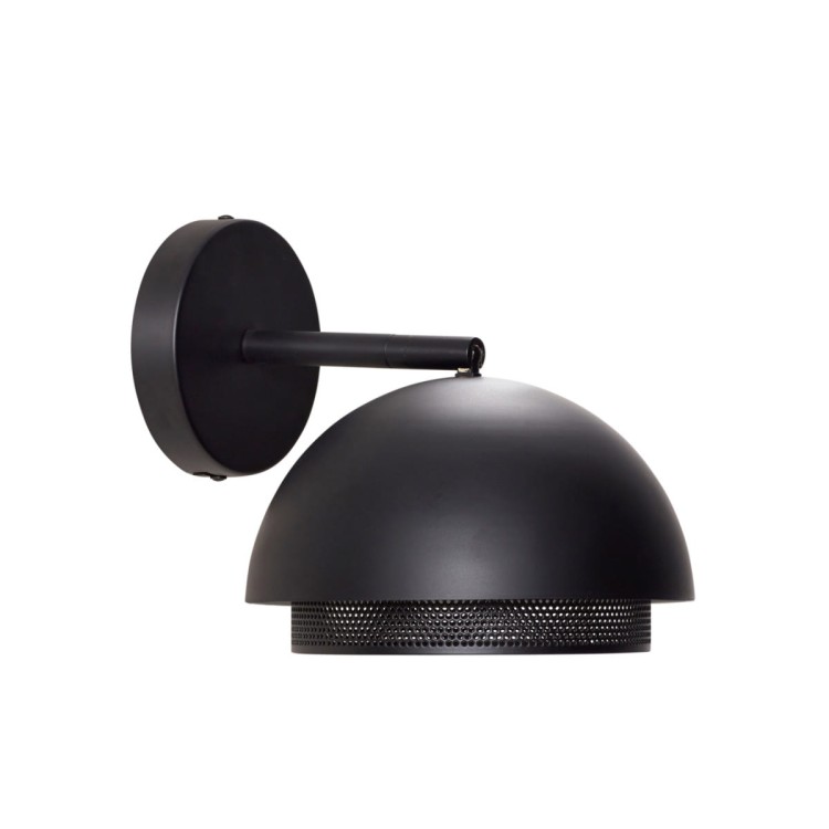 Lampa ścienna SFERA czarna - Hübsch