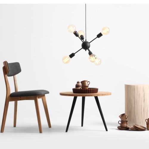 Lampa wisząca VANWERK BALL - czarna