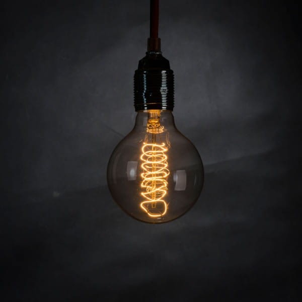 Żarówka dekoracyjna Globe 95 Spiral 40W