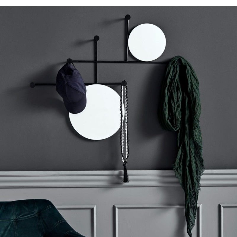 Lustro z wieszakiem CIRCLE S - Nordal
