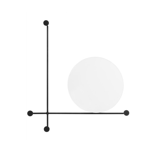 Lustro z wieszakiem CIRCLE S - Nordal
