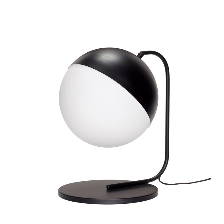 Lampa stołowa BULLET czarna - Hübsch